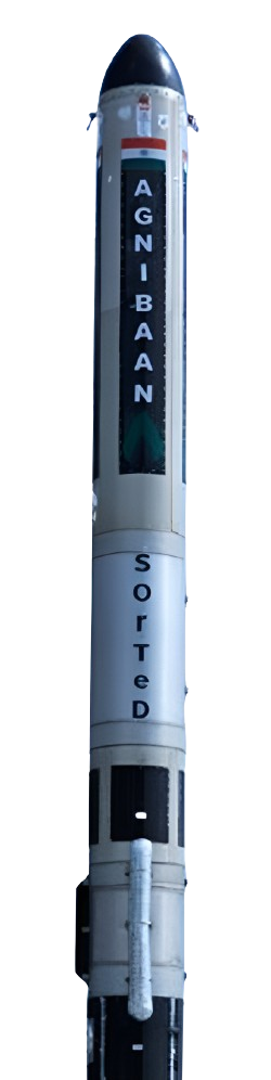 Agnibaan rocket cutaway